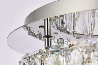 Monroe 12 inch LED Single flush mount in chrome