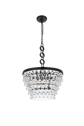 Nordic 5 lights black pendant