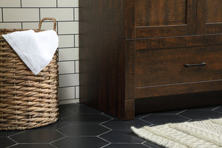 30 inch Single bathroom vanity in expresso with backsplash