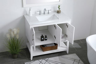 36 inch Single Bathroom Vanity in White