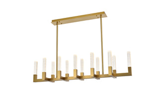 Noemi 54 inch Adjustable LED Pendant in Satin Gold