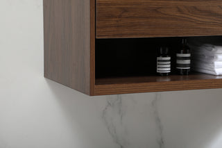 40 inch Single bathroom vanity in walnut