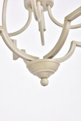 Sandara 4 lights pendant in weathered dove