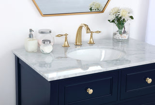 36 inch Single bathroom vanity in Blue