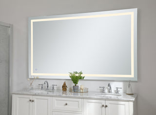 Helios 42in x 72in Hardwired LED mirror with touch sensor and color changing temperature 3000K/4200K/6400K