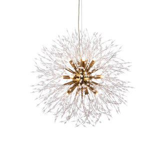 Solace 12 lights Gold pendant