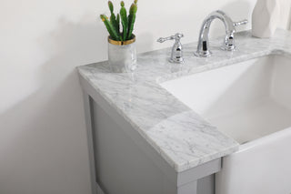 30 inch Single bathroom vanity in grey