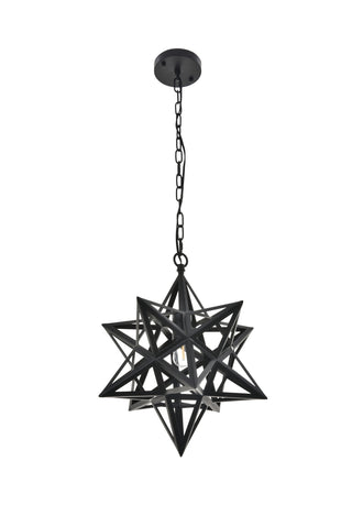 Nocturne 1 light black Pendant