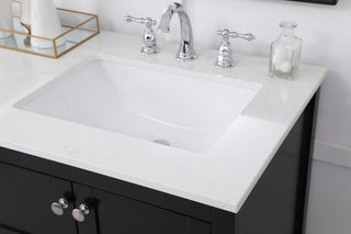 60 inch Single Bathroom Vanity in Black