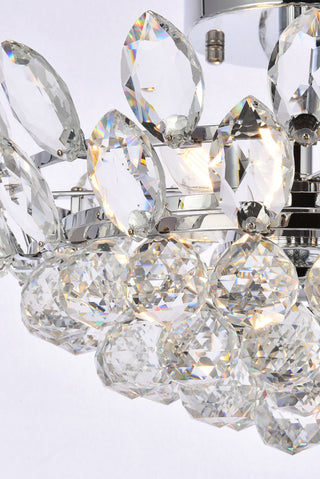 Emilia 16 inch flush mount in chrome