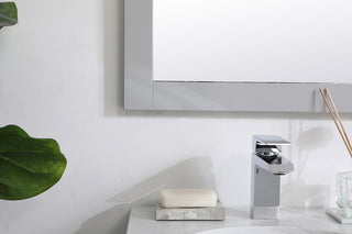 Aqua rectangle vanity mirror 18 inch in Grey