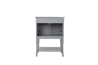 2 Doors Cabinet 24 In. X 18 In. X 34 In. In Grey