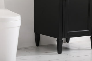 21 inch Single bathroom vanity in black