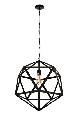 Redmond Collection Pendant D19.7 H22.6 Lt:1 Black Finish