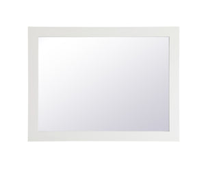 Aqua rectangle vanity mirror 27 inch in White