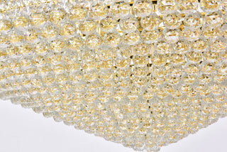 Primo 66 light Gold Chandelier Clear Royal Cut Crystal