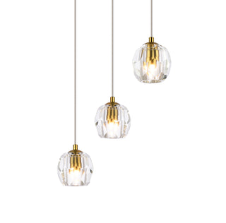 Eren 3 lights Gold pendant