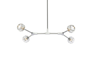 Zayne 4 Light Pendant in Chrome