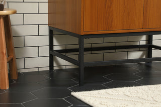 30 inch Single bathroom vanity in teak