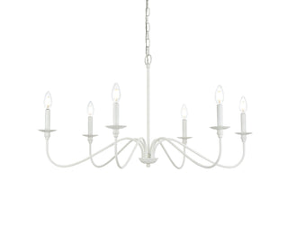 Rohan 30 inch chandelier in White