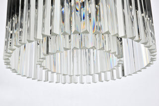 Sydney 8 light Matte Black Flush Mount Clear Royal Cut Crystal