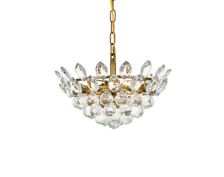 Emilia 14 inch pendant in brass