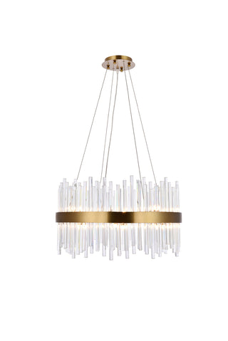 Dallas 16 light Gold Chandelier Clear Royal Cut Crystal