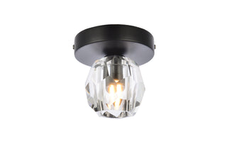 Eren 1 light black flush mount