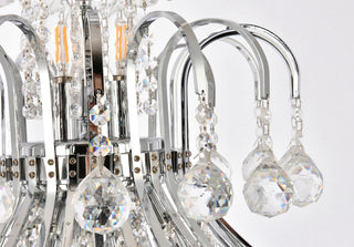 Toureg 15 light Chrome Chandelier Clear Royal Cut Crystal