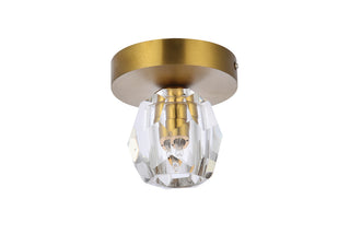 Eren 1 light gold flush mount