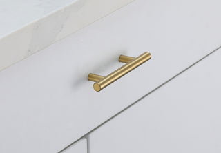 Quinn 3" Center to Center Brass Bar Pull Multipack (set of 10)