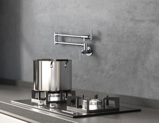 Gabriel Wall Mounted Pot Filler in Chrome