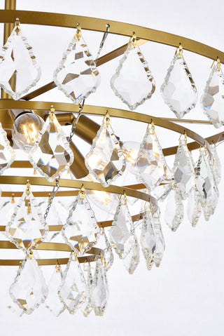 Ella 24 inch pendant in brass