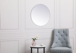 Gracin Round Mirror 24 inch in Clear