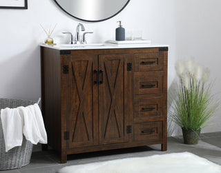 36 inch  Single Bathroom Vanity in Espresso