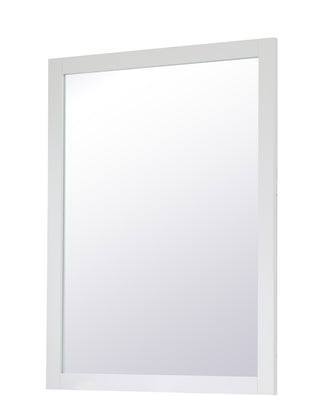 Aqua rectangle vanity mirror 48 inch in White