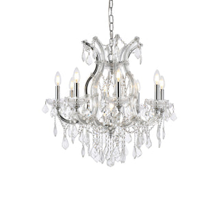 Maria Theresa 9 light Chrome Chandelier Clear Royal Cut Crystal