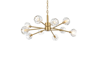 Graham 10 Light Pendant in Gold