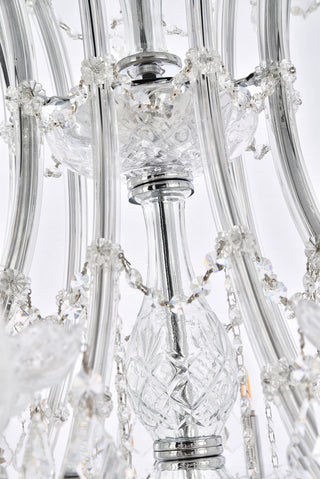 Maria Theresa 36 light Chrome Chandelier Clear Royal Cut Crystal