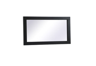 Aqua vanity mirror 18x32 inch in black