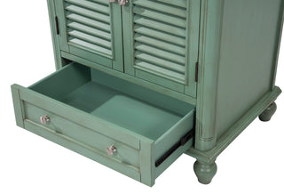 30 In.Single Bathroom Vanity Set In Vintage Mint