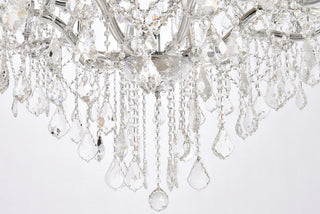 Maria Theresa 37 light Chrome Chandelier Clear Royal Cut Crystal