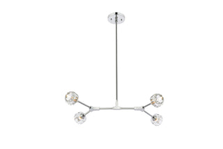 Zayne 4 Light Pendant in Chrome