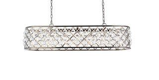 Madison 7 light polished Nickel Chandelier Clear Royal Cut Crystal