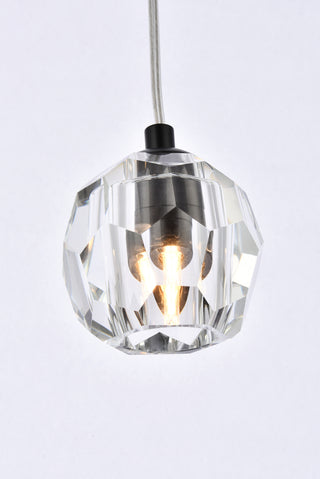 Eren 1 light Black pendant