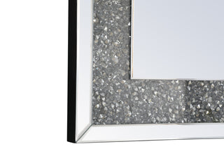 31.5 Inch Rectangle Crystal Mirror In Clear Finish