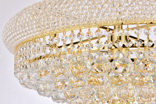 Primo 28 light Gold Chandelier Clear Royal Cut Crystal