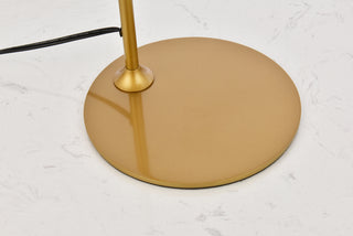 Leroy 1 light brass table lamp