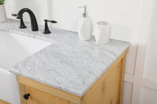 48 inch Single bathroom vanity in natural wood