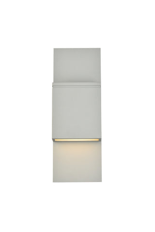 Raine Integrated LED wall sconce  in silver